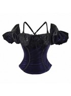 Blood Supply Mourning Day Puff Sleeve Top(Full Payment Without Shipping)